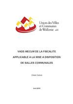 Vade-Mecum de la fiscalité applicable à la mise à disposition de salles communales