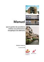 Manuel pour la gestion des procédures relatives à la performance énergétique des bâtiments